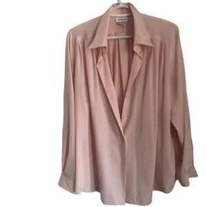 VTG Elegant Pink Women's Blouse 12
